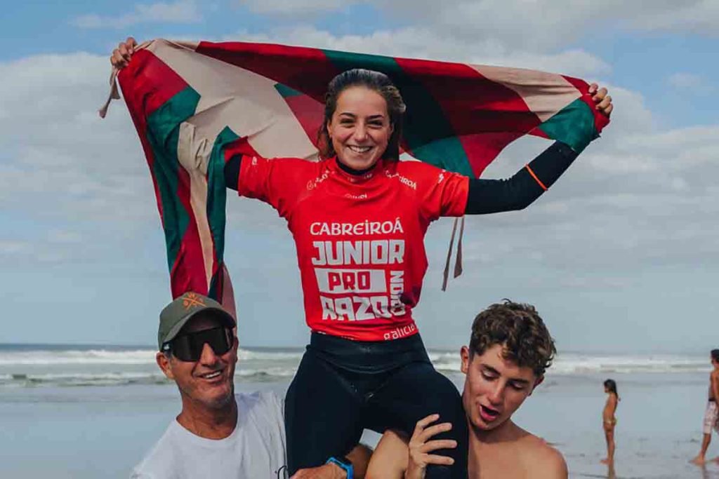 campeones de Europa junior de surf