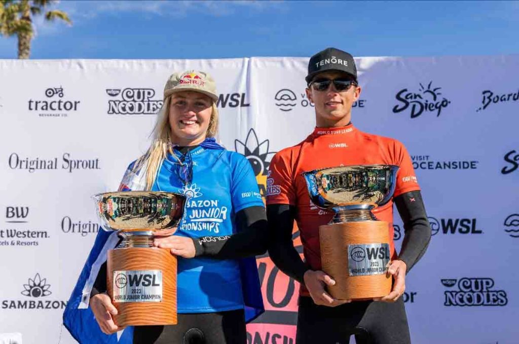 Triunfo de Sierra Kerr y Jett Schilling en Sambazon World Junior