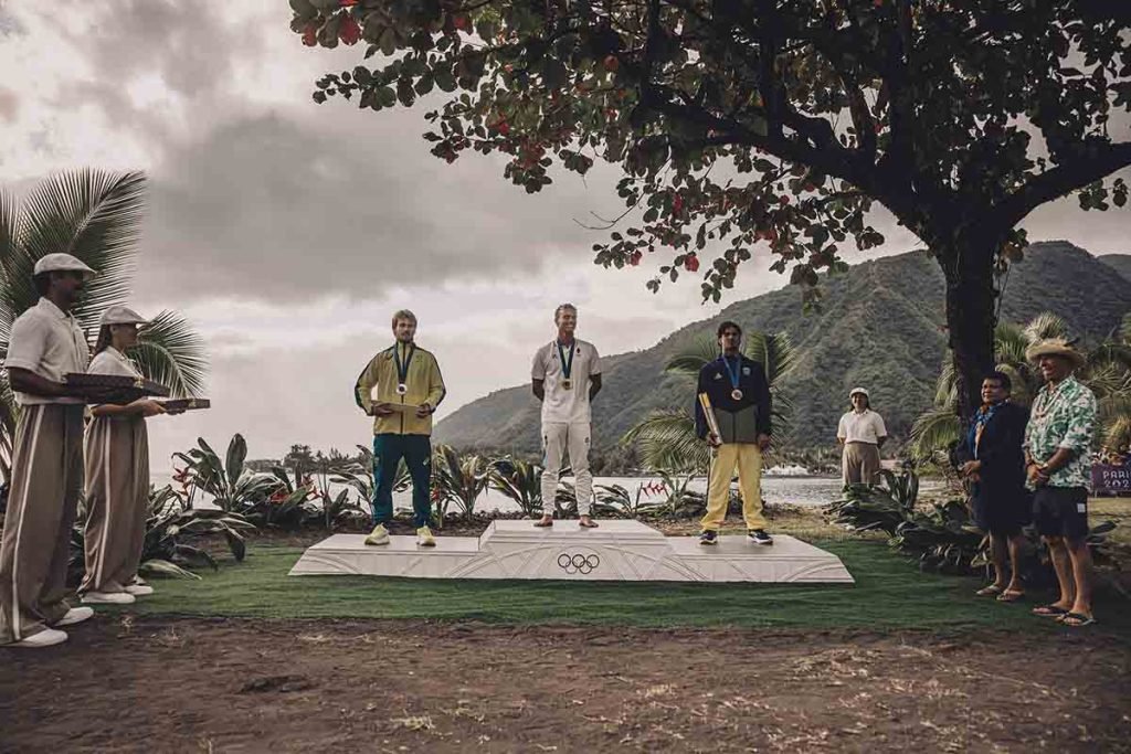 Podium Surf Olímpico París 2024