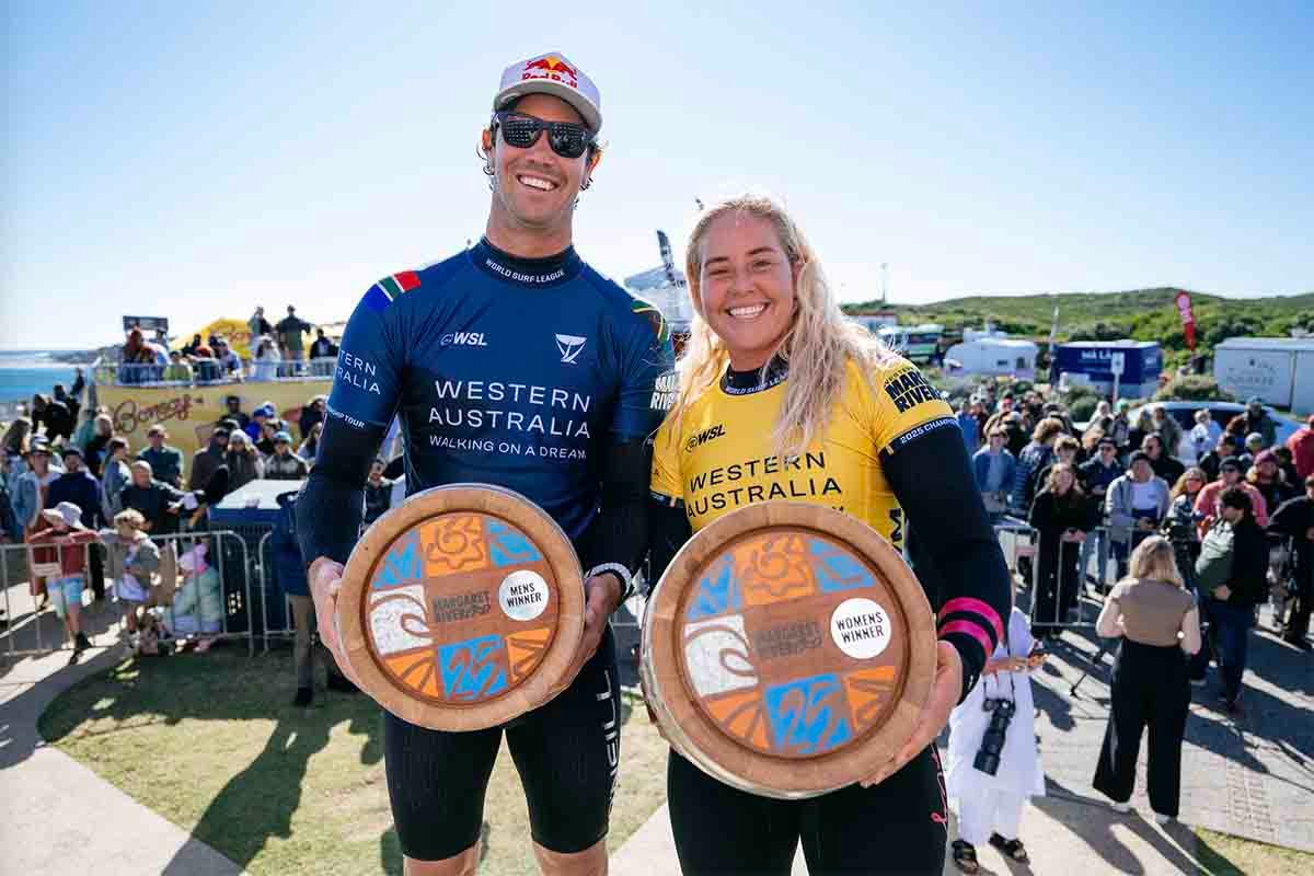 Jordy Smith and Gabriela Bryan